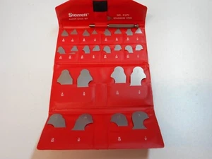 STARRETT S167CHZ RADIUS GAGE SET - Picture 1 of 2