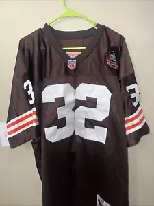 Camiseta Mitchell & Ness Cleveland Browns DE COLECCIÓN Talla 54 Jim Brown #32 Retroceso - Imagen 1 de 5