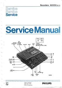 Manuale Di Servizio Per Philips N 2229 - Foto 1 di 1