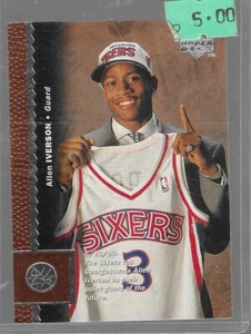 1996 Upper Deck Basketball Allen Iverson Rookie Card - Bild 1 von 1