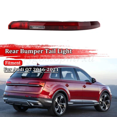 Parachoques trasero derecho para Audi Q7 2016-2021 luz de freno trasero inferior 5 bombillas Foto 1 de 4