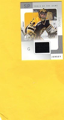 2000-01 SP GAME USED TOOLS OF THE GAME BYRON  DAFOE #BD - Image 1 of 2