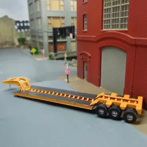 1/87 HO Scale Low Boy Heavy Equipment Trailers. Custom built 3D printed models. - Picture 1 of 10