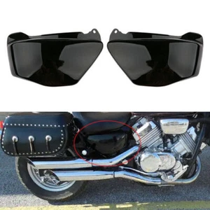 Black Battery Cover Side Fairing Left+Right For Honda Magna 750 VF750C 1994-2004 - Picture 1 of 7