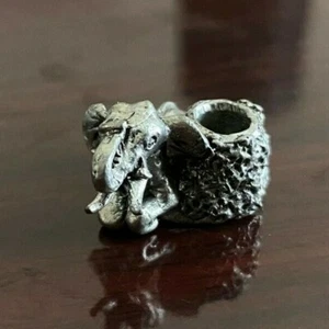 Figura de peltre Comstock vintage candelabro de cumpleaños - elefante - Imagen 1 de 5