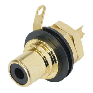 Presa montaggio pannello telaio phono RCA connettore placcato oro * - Foto 1 di 3
