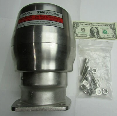 Nuevo 2" Saunders 316 Acero Inoxidable Válvula Neumática Actuador Muelle S360 DN50 U06-M-US Foto 1 de 4