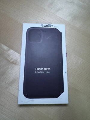 Iphone 11 Pro Leather Folio Case  Aubergine Apple Purple Flip PhoneCase - Image 1 of 4