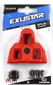 Exustar SPD-SL 4.5° Float E-RSL1 Road Bike Cleats fits Exustar & Shimano Pedals - Picture 1 of 3