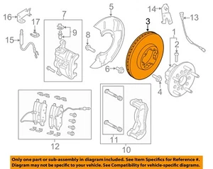 FORD OEM 15-19 Transit-150 Front Suspension Brake Components-Rotor CK4Z1125D - Picture 1 of 2