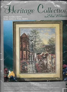 Colección JCA Heritage Elsa Williams, NEEDLEPOINT, ABRIL EN ASPEN ANTIGUO, ¡Raro! - Imagen 1 de 6
