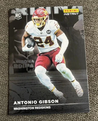 2020 2021 Panini Instant Rookie Spotlight RC Antonio Gibson Rookie SP 1/1155 - Image 1 of 2