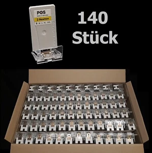 NEU 140x POS Vorschub 2N Zigaretten Pusher Vorschubsystem Tabak Zigarettenregal - Bild 1 von 1