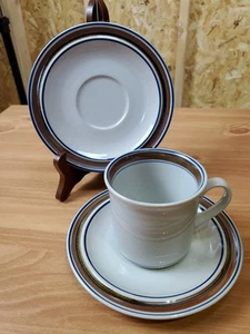 Vintage Salem Stonewaren Plates Saucers, 6 1/4", Georgetown Collection W/ 1 Cup - Picture 1 of 9