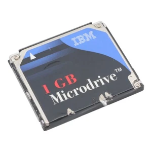 IBM microdrive TM CF Speicherkarte 1GB memory card - Picture 1 of 1