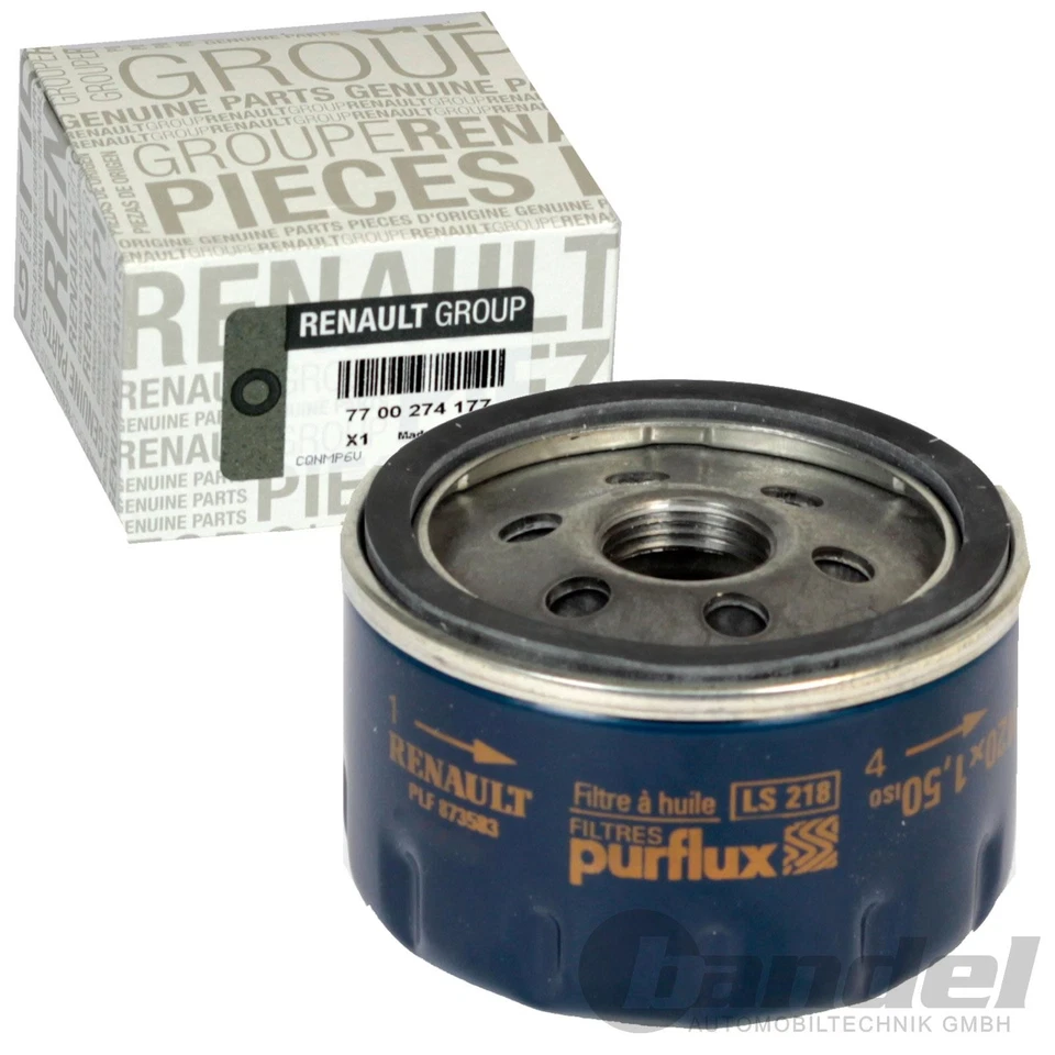 Original Filtre à Huile Convient pour Renault Laguna Megane Scenic Modus Twingo - Photo 1/1