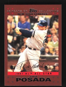 Jorge Posada New York Yankees 2007 Topps Update Copper #UH265 SN /56 - Picture 1 of 2