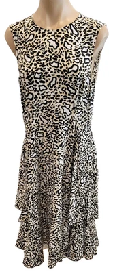 Vestido STELLA McCARTNEY Sin Mangas Multicolor Seda Estampado Abstracto - Talla 10 Foto 1 de 4