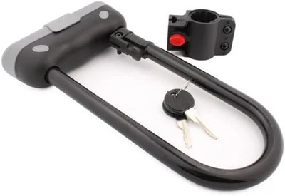 Heavy Duty 14Mm U Bar Bike Lock Anti-Theft Bicycle U Lock with Mount Bracket & 2 - Image 1 of 4