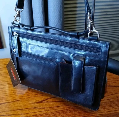 Hobo International Pippa Black Patent Leather Crossbody Bag/Wallet~New! - Image 1 of 4