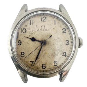 Vintage 35mm Omega 2537-4 Military Herren Mechanische Armbanduhr 30T2 SC Stahl - Bild 1 von 5