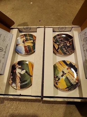 Bradford  COBB/YOUNG Ruth/Gehrig Legends of Baseball Mini Plate Collection - Image 1 of 3