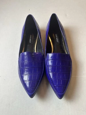  Zapatos planos morados para mujer Nine West talla 5M EE. UU. Foto 1 de 4