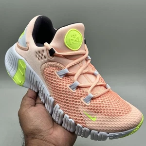 Nike Women Size 7 Free Metcon 4 Arctic Orange Green CZ0596-800 NEW Workout Run - Picture 1 of 9