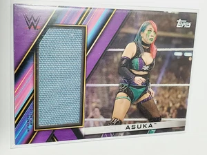 Asuka 2020 Topps WWE 61/75 Event Used Mat Relic Royal Rumble #MR-AS Insert Card - Bild 1 von 4