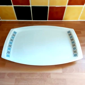 Vintage Pyrex JAJ Chelsea Meat Carvery Roast Plate Serving Platter - 37.5 x 25cm - Picture 1 of 15