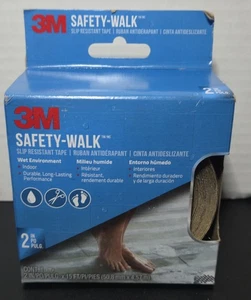 Nastro antiscivolo 3M Safety-Walk #220C-R2X180 2 in X 15 ft trasparente nuovo con scatola  - Foto 1 di 5