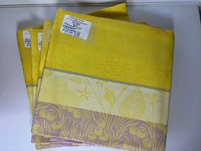Le Jacquard Français "Victoria" Napkin Mimosa 22x22 Cotton, France - Image 1 of 4