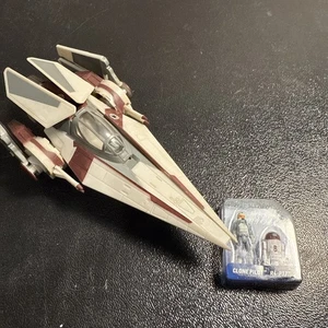 Star Wars Micro Galaxy Squadron V-Wing Starfighter Series 3 #0063 Clone Pilot - Picture 1 of 4