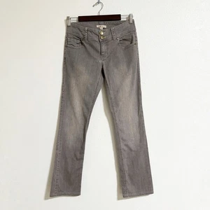 CAbi Lou Lou graue Waschung gerades Bein niedriger Bund Jeans Größe 4 - Bild 1 von 8