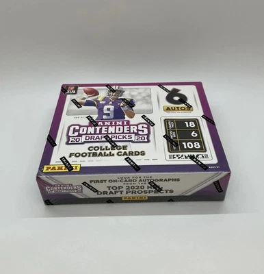 2020 Panini Contenders Draft Picks NCAA Football Factory Sealed Hobby Box - Image 1 of 4