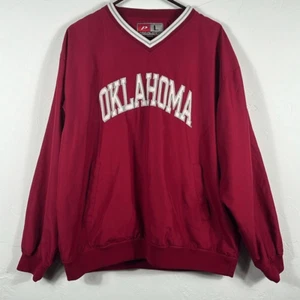 Vintage OKLAHOMA SOONERS Pro Player Embroidered Pullover Jacket Sz Lg - EUC - Picture 1 of 11