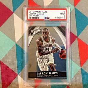 2015/2016 Panini National VIP Party LEBRON JAMES #1 PSA Mint 9 Lakers 200 made) - Bild 1 von 2