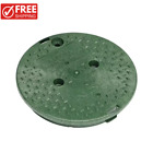 10 In. Round Standard Series Valve Box Cover, Green Icv | Nds Cntrl Irrig Lid