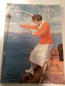 Vintage Motor Boating magazine September, 1921, Export/Commercial Boat Number - Picture 1 of 5