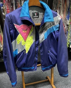 Chaqueta de moto vintage Dainese años 80 90 retro paddock montar carreras abrigo - Imagen 1 de 19