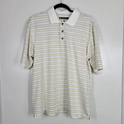 Pebble Beach Performance Polo Large Golf Casual Collared lightweight Pima Cotton - Image 1 of 4
