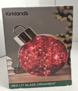 Kirkland Color Glass Red Ornament Spheres - Picture 1 of 4