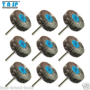 Dremel Flap Wheel Sanding Disc 31.5x10x3.17mm Grit 80 for Rotary Tools, 9PC - Picture 1 of 4