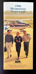AOPA Aircraft Owners & Pilots Association Membership Guidebook Brochure 1996 - Picture 1 of 2