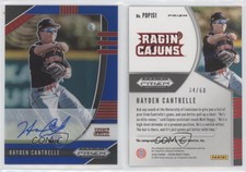 2020 Panini Prizm Draft Picks Blue Prizm Auto /60 Hayden Cantrelle #PDP151 Auto