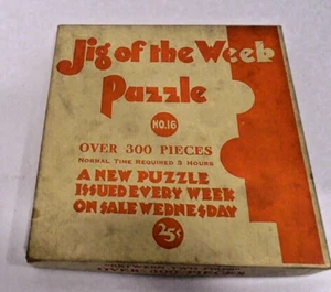 Puzzle Plantilla Vintage de la Semana Nº 16 Años 30 - Imagen 1 de 8