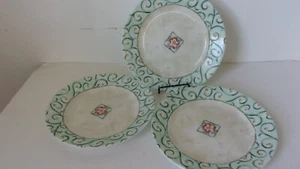 3 Corelle Vitrelle Watercolors 8 1/2" Luncheon Plates - Picture 1 of 4