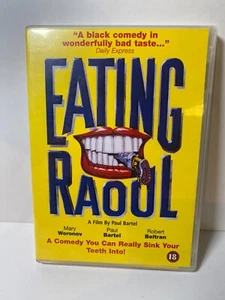 Eating Raoul Arrow DVD Black Comedy Film Movie Paul Bartel Region 2 UK Europe - Picture 1 of 3