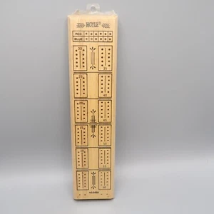 Hoyle Products No. 5020 Game Cribbage Board Sealed NEW Wooden with pegs Vintage - Picture 1 of 6