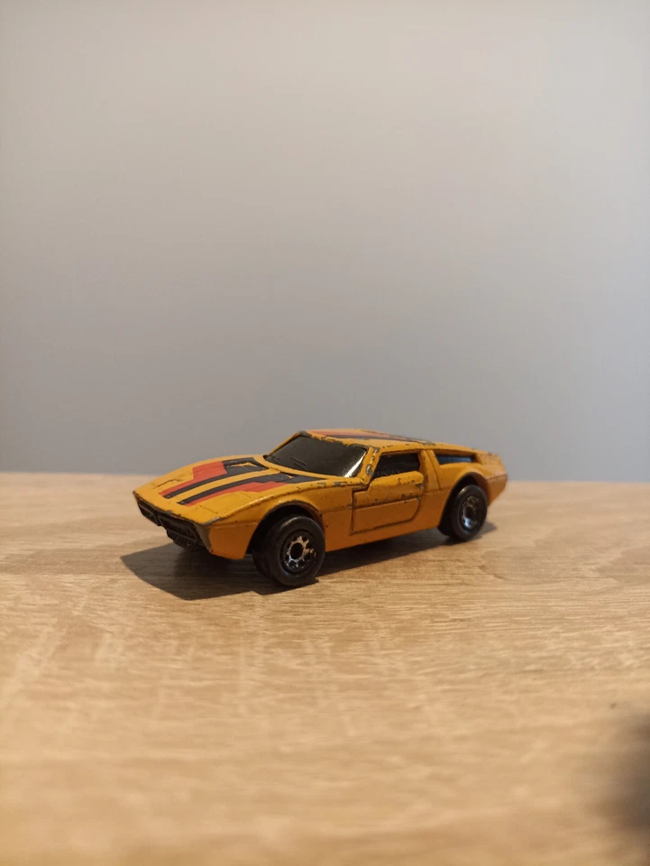 1985 Matchbox Super GT Maserati Bora -  diecast 1:64 1/64 Yellow - Image 1 of 1